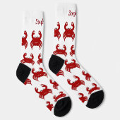 Chaussette Chaussettes Design Crabe (Droite)