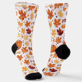 Chaussette Chaussettes design d'automne (Angulaire)