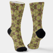 Chaussette chaussettes design de peinture papillon (Angulaire)
