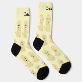 Chaussette Chaussettes Design Goldendoodle Jaune (Droite)