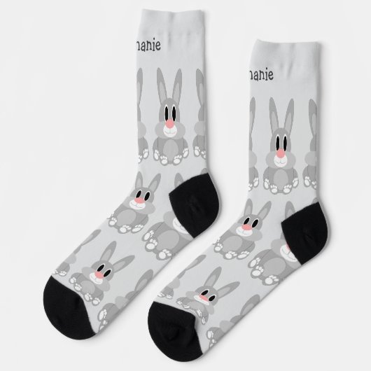 Chaussette Chaussettes Design lapin (Gauche)