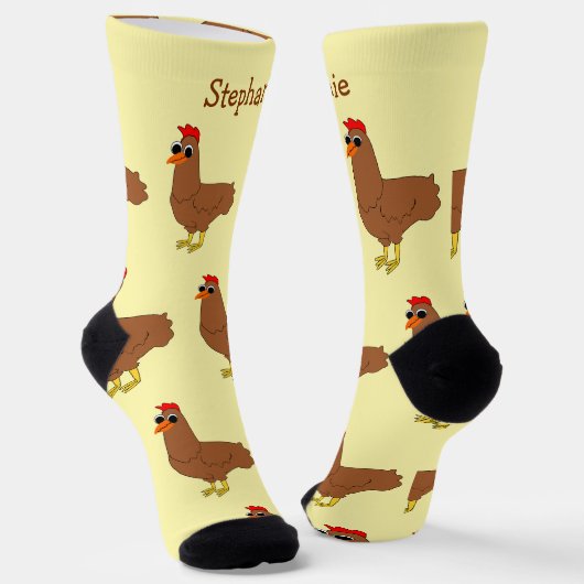 Chaussette Chaussettes Design poulet (Angulaire)