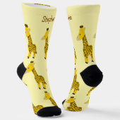 Chaussette Chaussettes Dessin Girafe (Angulaire)
