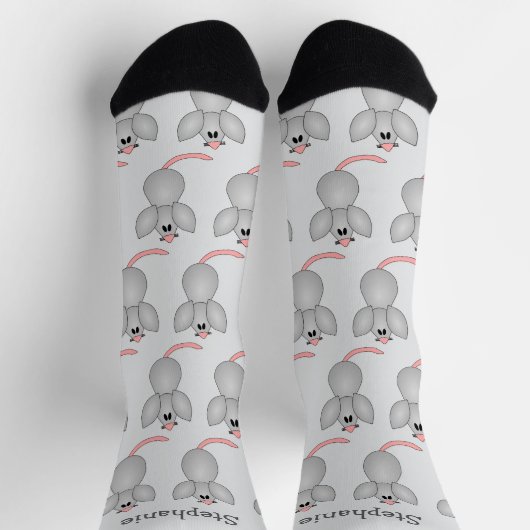 Chaussette Chaussettes Dessin Souris (Haut)