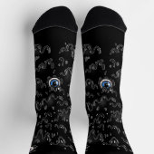Chaussette Chaussettes d'eyeball d'Halloween - Chaussettes d' (Haut)