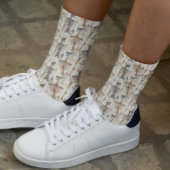 Chaussette Chaussettes d'Halloween Motifs de squelette