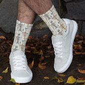 Chaussette Chaussettes d'Halloween Motifs de squelette