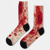 Chaussette Chaussettes d'Halloween sanglantes (Gauche)