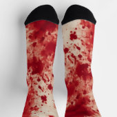 Chaussette Chaussettes d'Halloween sanglantes (Haut)