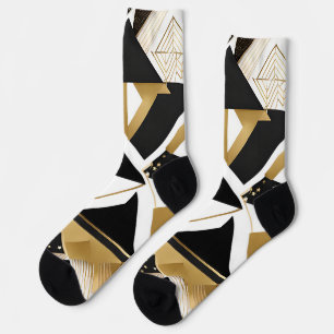 Chaussette chaussettes diamants de noël abstraits