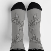 Chaussette Chaussettes d'icône de scorpion (Haut)