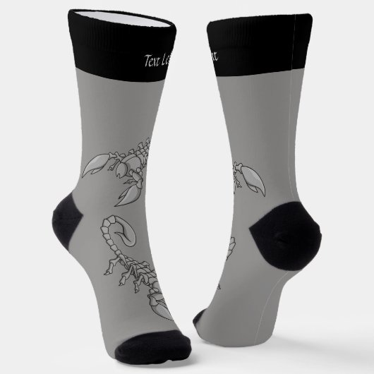 Chaussette Chaussettes d'icône de scorpion (Angulaire)