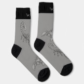 Chaussette Chaussettes d'icône de scorpion (Droite)