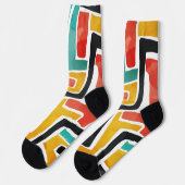 Chaussette Chaussettes d'impression motifs - Mode élégante et (Gauche)