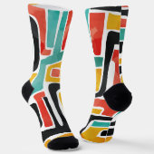 Chaussette Chaussettes d'impression motifs - Mode élégante et (Angulaire)