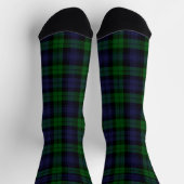 Chaussette Chaussettes d'impression Tartan Black Watch (Haut)
