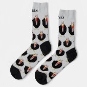Chaussette Chaussettes Dinde Design (Gauche)