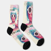 Chaussette Chaussettes Disco Doll Pour Femmes (Droite)
