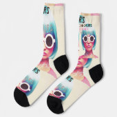 Chaussette Chaussettes Disco Doll Pour Femmes (Gauche)