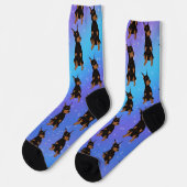 Chaussette Chaussettes Doberman Pinscher (Gauche)
