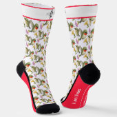 Chaussette Chaussettes d'oiseaux de colibri à gorge rubis (Angulaire)