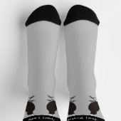 Chaussette Chaussettes d'oiseaux des Canaries debout (Haut)