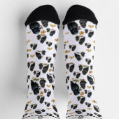 Chaussette Chaussettes d'oiseaux du Corbeau américain (Haut)