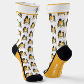Chaussette Chaussettes d'Oiseaux Orioles Baltimore (Angulaire)