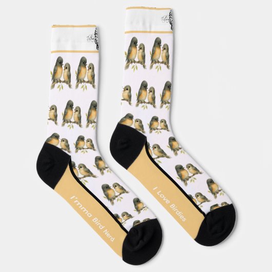 Chaussette Chaussettes d'oiseaux Rockin Robin (Droite)