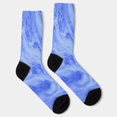 Chaussette Chaussettes douillettes en marbre bleu (Droite)