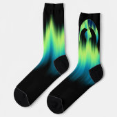 Chaussette Chaussettes d'ours polaire aurore boréale personna (Gauche)