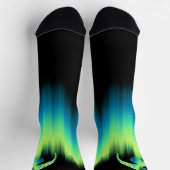 Chaussette Chaussettes d'ours polaire aurore boréale personna (Haut)