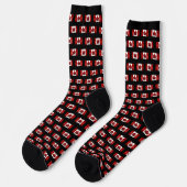 Chaussette Chaussettes Drapeau Canada Chaussettes de Souvenir (Gauche)