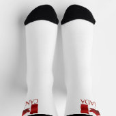 Chaussette Chaussettes Drapeau Canada Chaussettes de Souvenir (Haut)