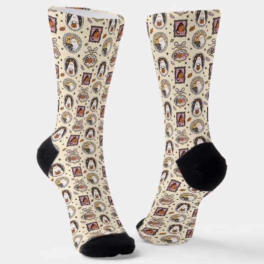 Chaussette Chaussettes drôle d'Halloween (Angulaire)