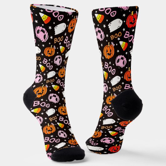 Chaussette Chaussettes drôle d'Halloween (Angulaire)