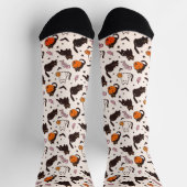Chaussette Chaussettes drôle d'Halloween (Haut)