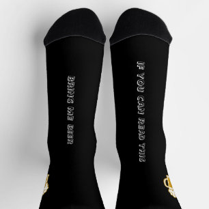 Chaussette Chaussettes drôles de bière pour hommes