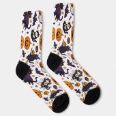 Chaussette Chaussettes drôles de chat pour Halloween (Droite)