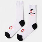 Chaussette Chaussettes Drôles Hommes 50 Ans (Gauche)
