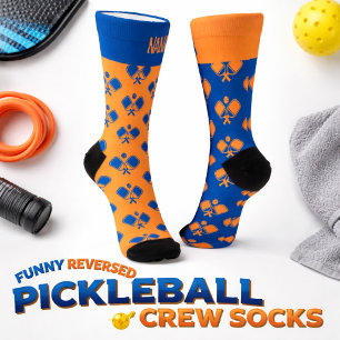 Chaussette Chaussettes drôles pour l'équipe de pickleball inv
