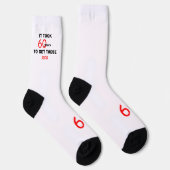 Chaussette Chaussettes Drôles pour les 60 Ans des Hommes (Droite)