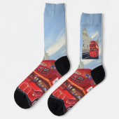 Chaussette Chaussettes du bus rouge de Londres (Gauche)