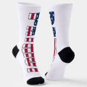 Chaussette Chaussettes du drapeau du patriote (Angulaire)