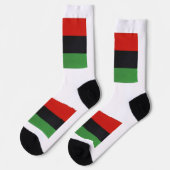 Chaussette Chaussettes du Drapeau Panafricain (Gauche)