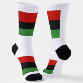 Chaussette Chaussettes du Drapeau Panafricain (Angulaire)