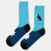 Chaussette Chaussettes du pavillon de l'État du Minnesota (Gauche)