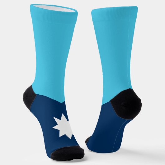 Chaussette Chaussettes du pavillon de l'État du Minnesota (Angulaire)