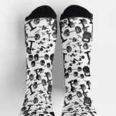 Chaussette Chaussettes Dumbbell Barbell (Haut)