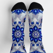 Chaussette Chaussettes durables pour femmes aux couleurs Bleu (Haut)